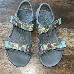 Merrell Hydro Drift Girls Grey/Multi Sandals